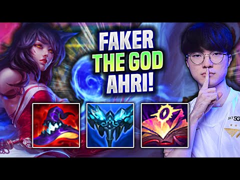 FAKER IS A GOD WITH AHRI! - T1 Faker Plays Ahri Mid vs Veigar! | Season 2022