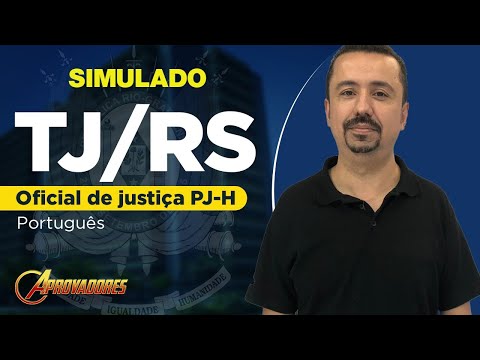Simulado TJ/RS - Língua Portuguesa - Prof. Andresan Machado
