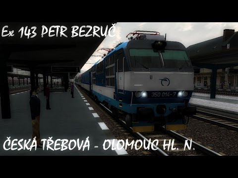 MSTS | Trať 321 | Ex 143 Petr Bezruč | Česká Třebová - Olomouc hl. n.  [ZSSK 350.014-7]