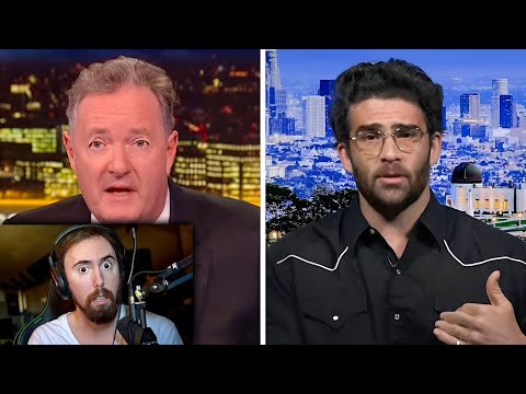 Piers Morgan vs HasanAbi on Palestine-Israel | Asmongold Reacts