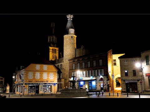 Saint-Pourçain-sur-Sioule, nuit et jour