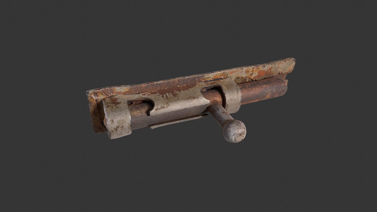 Pestillo de puerta Modelo 3D