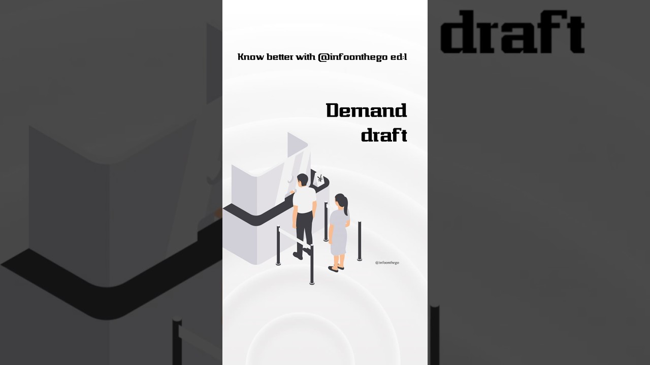 What is a Demand draft - DD | how a DD is helpful in transferring money. #dd #bank #money #shots
