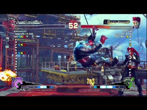 wakamiya2 [Hakan] vs. borukan [C. Viper] | SSF4 Arcade Edition