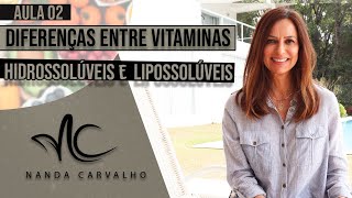DIFERENÇAS ENTRE VITAMINAS HIDROSSOLÚVEIS E LIPOSSOLÚVEIS! #VITAMINAS