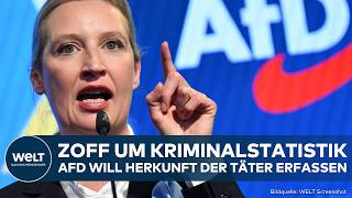Video: DEUTSCHLAND: Heftige Debatte im Bundestag! AfD will Herkunft der Täter in Kriminalstatistik erfassen