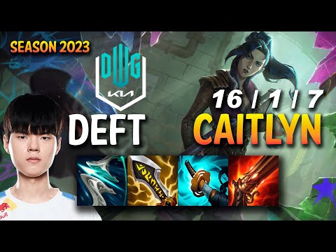 DK Deft CAITLYN vs ZERI ADC - KR Ranked