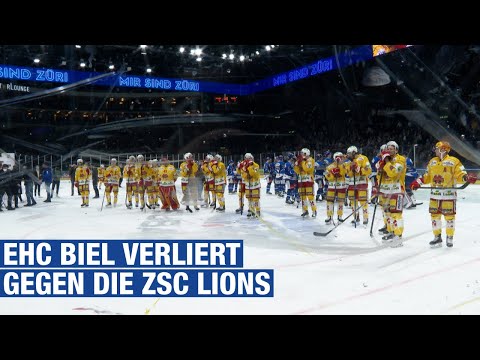 INFO: EHC Biel verliert gegen die ZSC Lions / TeleBielingue