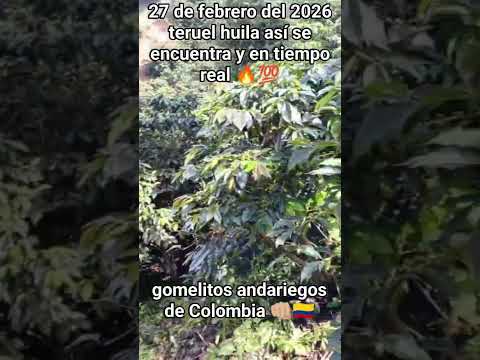 📍 Teruel, Huila en 2026📍🌄 A una altitud de 910 metros sobre el nivel del mar,