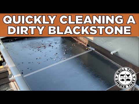 🔥 QUICK & EASY: How to Clean A Blackstone Griddle or Camp Chef in Two Minutes Grill This Smoke That