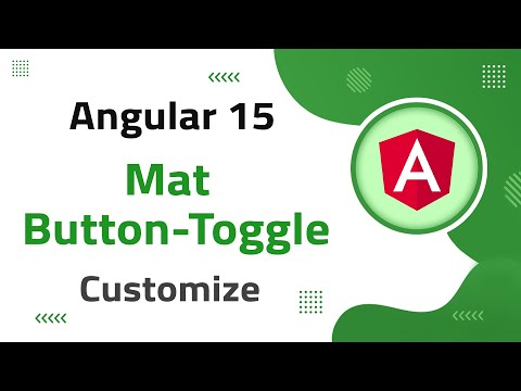 32 Mat Button Toggle Customization In Angular 15 Angular Material Angular 15 Tutorial