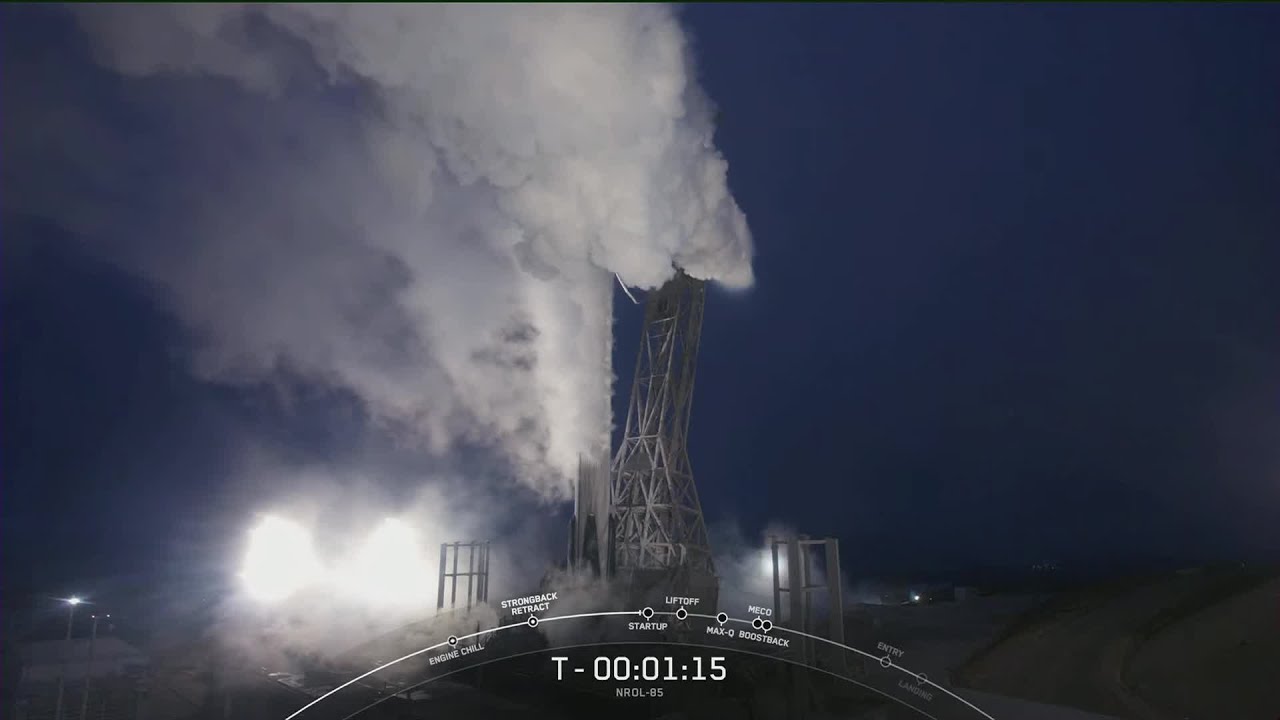 VIDEO: Launch of US spy satellite at Vandenberg Space Force Base