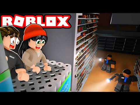 ROBLOX SURVIVING 24 HOURS IN MARKET WITH ALEXA! Part 2