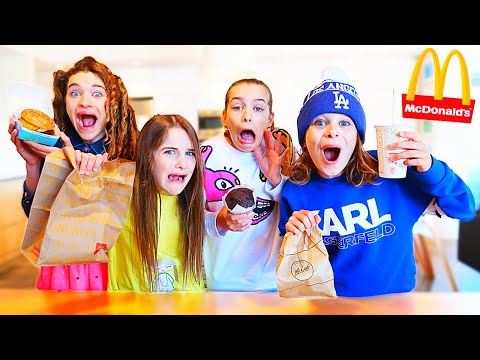 LAST TO EAT AND LEAVE MCDONALDS FOOD Challenge By The Norris Nuts