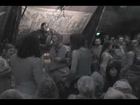 Skvalthr with friends at  Viking market on Iceland.