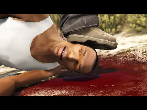 Franklin Kills CJ and His Homies and Takes Down Grove Street in GTA 5