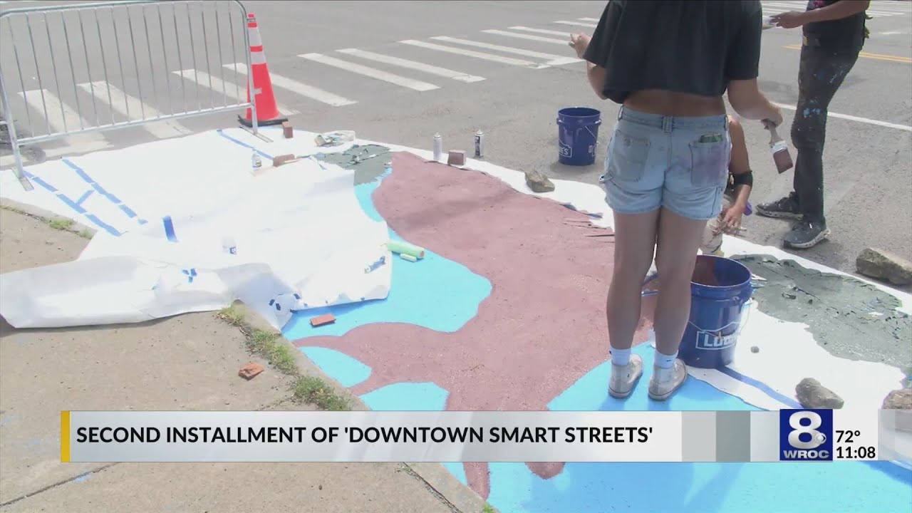 Reconnect Rochester installs new murals to increase street safety