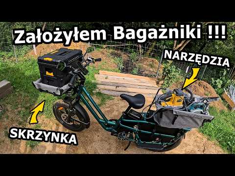 Zakładam Bagażniki do Roweru Elektrycznego !!! - Jak sprawdzą się na Siedlisku? *Fiido T2 (1194)
