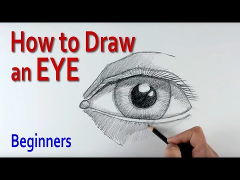 How to Draw a Human Eye step by step