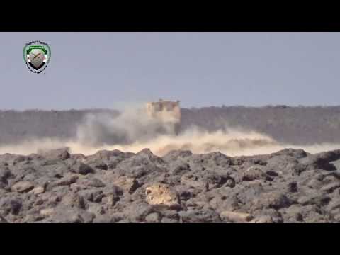 FSA Eastern Lions army fighters hit a regime building with 9K111 Fagot mounted on a buggy.