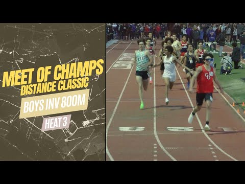 2024 TF - Meet of Champions - 800M Varsity Boys Invite Heat 3  #track