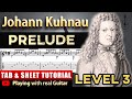 johann Kuhnnau - Prelude Classic Guitar Tutorial