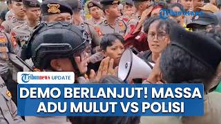 Penampakan Aksi Demo Mahasiswa di 3 Lokasi, Massa Adu Mulut dengan Polisi: Aparat Bikin Susah Rakyat