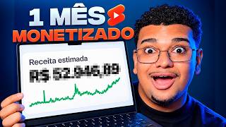 Monetizei +1 Canal! Quanto Ganhei no Primeiro Mês Monetizado?
