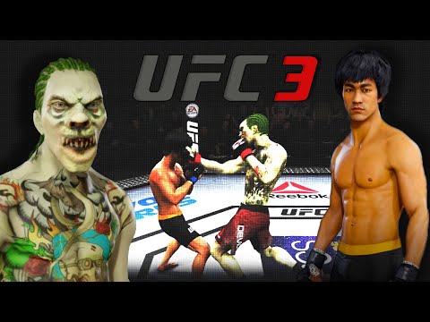 Green Devil vs. Bruce Lee (EA sports UFC 3)