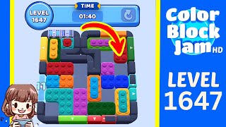 Soluzione del Livello 1647 di Color Block Jam