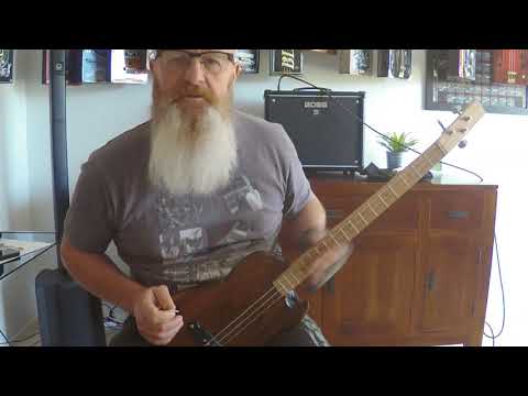 3 string guitar lesson (wild thing)