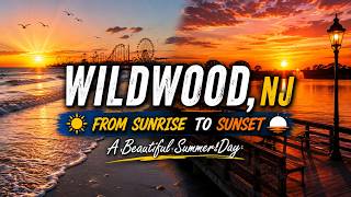 Wildwood, NJ 🌅 From Sunrise to Sunset | A Beautiful Summer Day