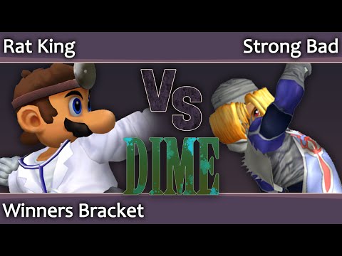 DIME 12 Melee - Rat King (Dr Mario) vs Strong Bad (Sheik) - Winners Bracket