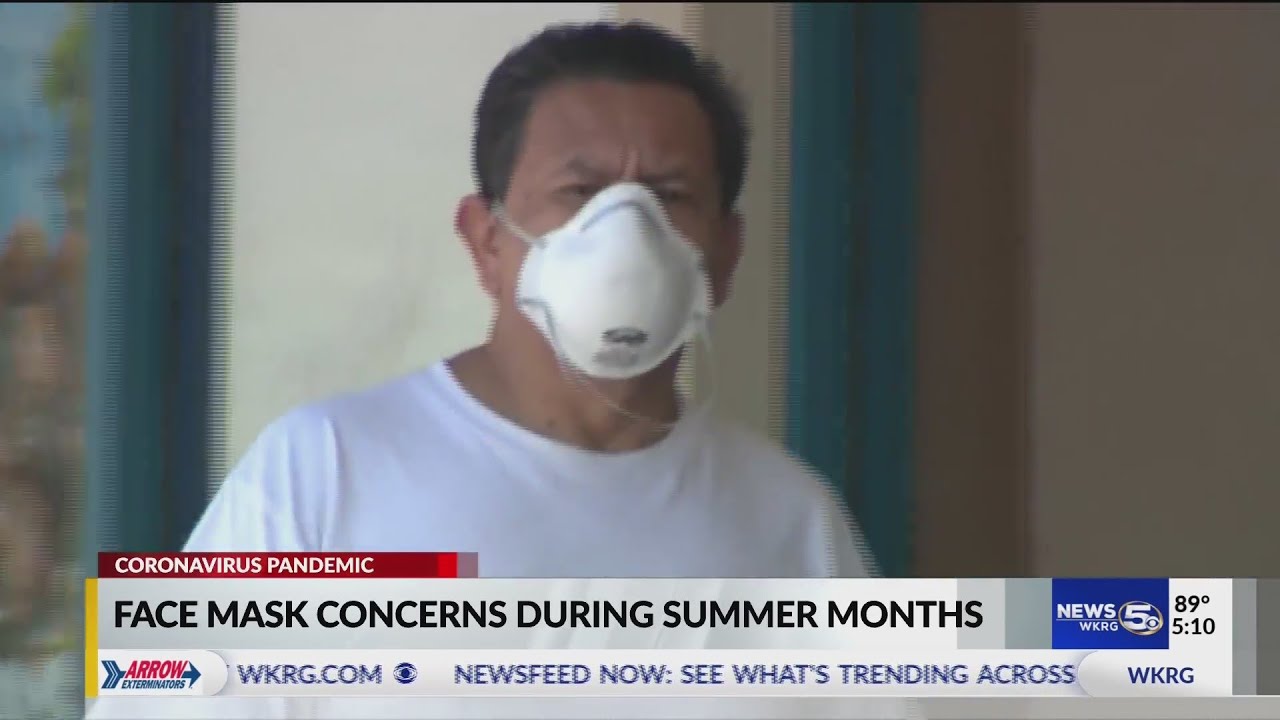 Dangers of Wearing Masks in the Heat and Humidity