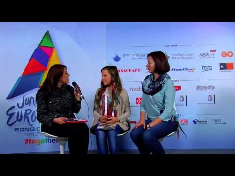 JESC 2014 BELARUS 2nd Interview by tvm.com.mt