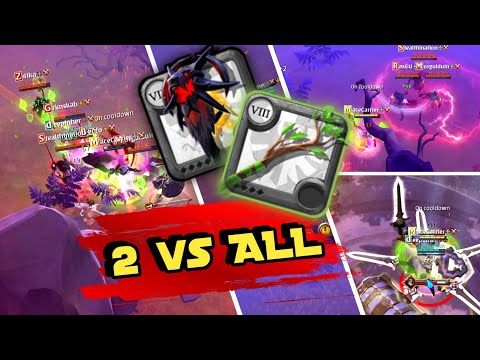 2 vs ALL Roads Of Avalon PVP 💀🔥 || Albion online ⚔️