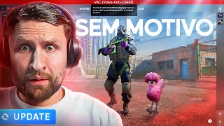 ME BANIRAM sem MOTIVO... a ATUALIZAÇÃO do CS2 está dando VAC em INOCENTES!