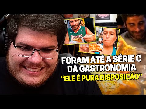 CASIMIRO REAGE: MUNDO SEM FIM PROVANDO COMIDAS DE RUA NA COREIA | Cortes do Casimito