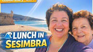 Lisbon Diary – Chapter 74 Part II | Lunch at Sesimbra Beach 🌊