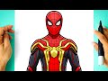 How to DRAW SPIDER MAN No Way Home 🕷 new suit 🕷