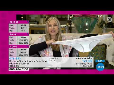 Rhonda Shear 2pack HighWaist Ahh Brief