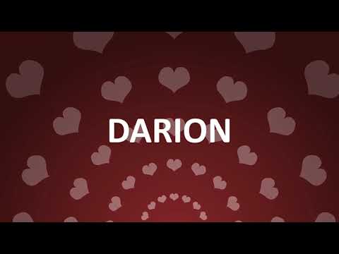 HAPPY BIRTHDAY DARION