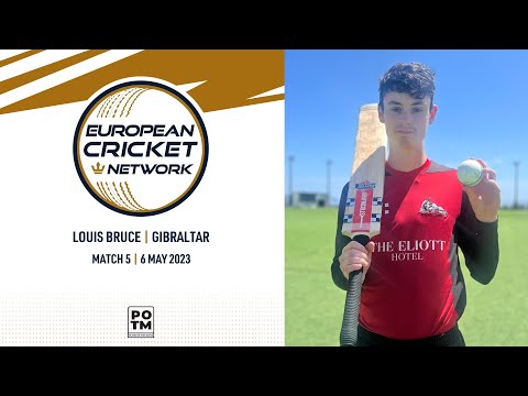 POTM: L.Bruce - GIB vs MAL | Highlights | ECN Gibraltar T20I | 6 May 2023 | ECN23.005
