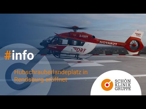 Hubschrauberlandeplatz eröffnet | Schön Klinik Rendsburg