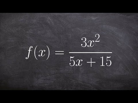 How to find the domain of a rational equation
