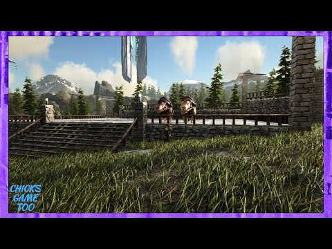 Ragnarok S2 E23 We build a larger breeding platform and tame a couple of Daeodons