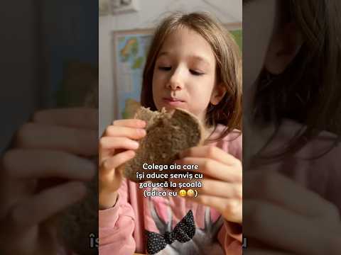 🌙 Do you also get a sandwich with zacuscă / eggplant salad / boiled egg at school? 🥴🤪🤣