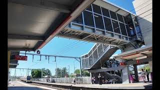 Queensland Rail's NGR unit 752 works run D538 into & out of Morayfield on Mon Apr 7 (loud braking)