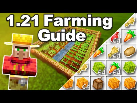 NEW Ultimate Minecraft Farming Guide 1.21 | How To Farm EVERY Crop in Minecraft