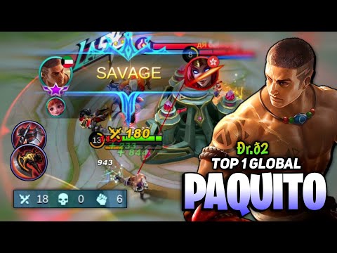PERFECT SAVAGE ! Paquito Perfect Gameplay [ Top 1 Global Paquito Best Build 2021 ] Ðr.ð2 - MLBB